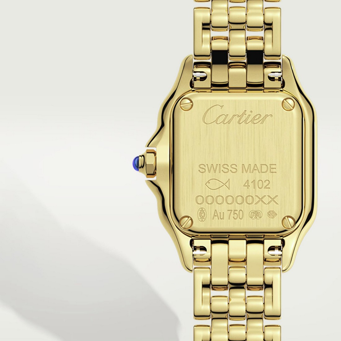 Đồng Hồ Cartier Panthère De Cartier Mini Watch Nữ Vàng Trắng